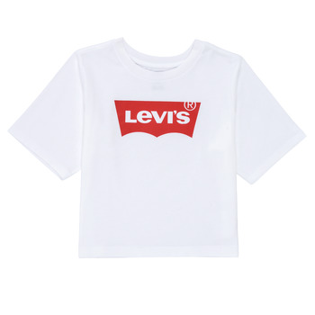textil Flickor T-shirts Levi's LIGHT BRIGHT HIGH RISE TOP Vit