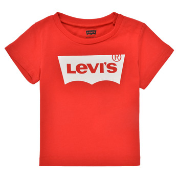 textil Pojkar T-shirts Levi's BATWING TEE Röd