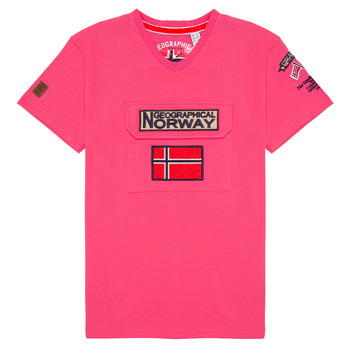 textil Pojkar T-shirts Geographical Norway JIRI Rosa