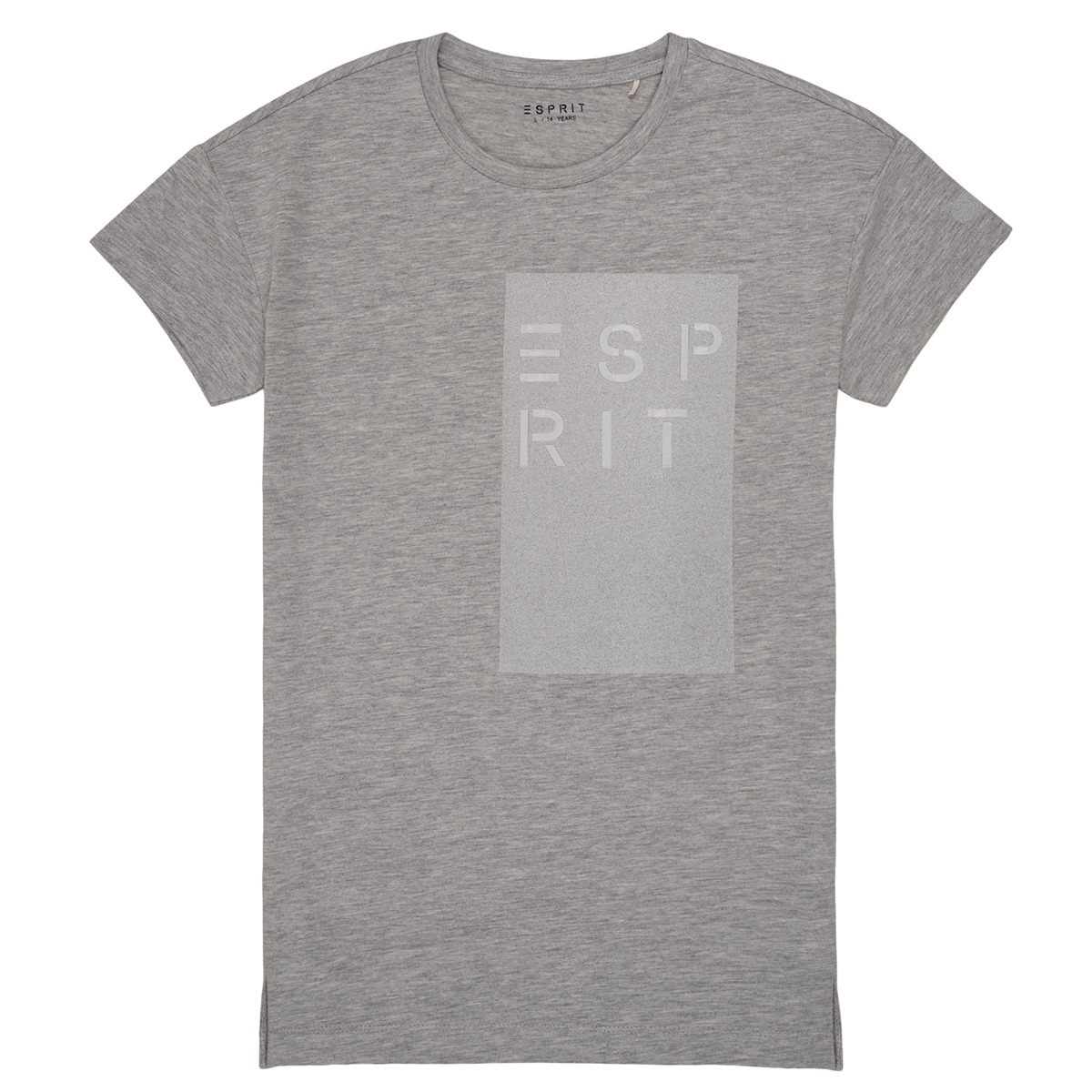 textil Flickor T-shirts Esprit EVELYNE Grå