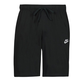 textil Herr Shorts / Bermudas Nike M NSW CLUB SHORT JSY Svart / Vit