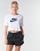 textil Dam T-shirts Nike W NSW TEE ESSNTL CRP ICN FTR Vit / Svart