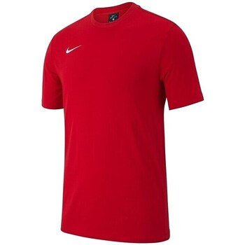 textil Pojkar T-shirts Nike JR Team Club 19 Röd