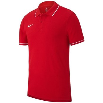 textil Herr T-shirts Nike Team Club 19 Röd