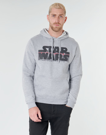 textil Herr Sweatshirts Yurban Star Wars Bar Code Grå