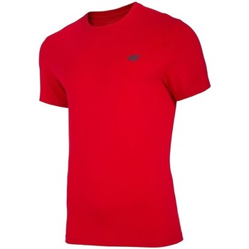 textil Herr T-shirts 4F TSM003 Röd