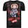 textil Herr T-shirts Local Fanatic Bloody Chucky Print Svart