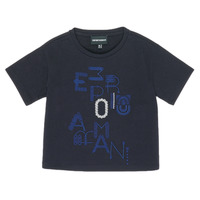 textil Flickor T-shirts Emporio Armani 6H3T7R-2J4CZ-0926 Marin