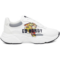 Skor Herr Sneakers Ed Hardy - Insert runner-tiger-white/multi Vit