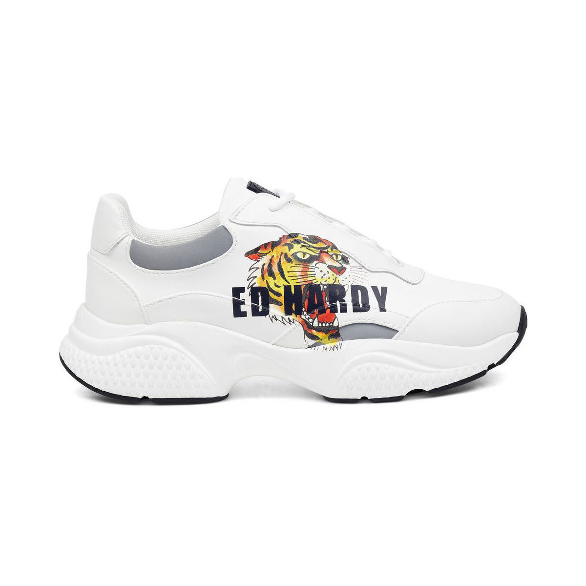 Skor Herr Sneakers Ed Hardy Insert runner-tiger-white/multi Vit