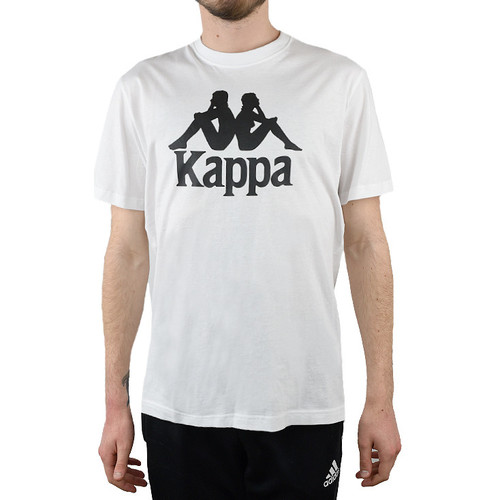 textil Herr T-shirts Kappa Caspar T-Shirt Vit