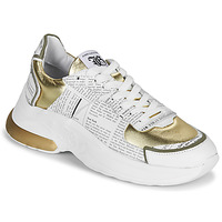 Skor Dam Sneakers John Galliano 3646 Vit / Guldfärgad