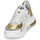 Skor Dam Sneakers John Galliano 3646 Vit / Guldfärgad