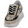Skor Dam Sneakers Meline TRO1700 Beige / Pytonfärgad