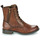 Skor Dam Boots Tom Tailor 93303-COGNAC Brun