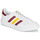 Skor Sneakers adidas Originals TEAM COURT Vit / Bordeaux / Gul