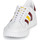 Skor Sneakers adidas Originals TEAM COURT Vit / Bordeaux / Gul