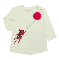 textil Flickor Långärmade T-shirts Catimini CR10063-11 Rosa