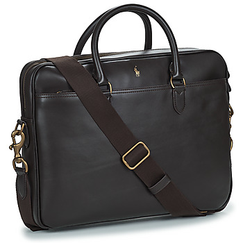 Polo Ralph Lauren COMMUTER-BUSINESS CASE-SMOOTH LEATHER Brun