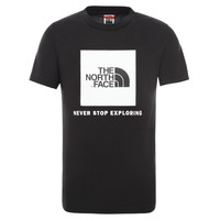 textil Barn T-shirts The North Face BOX TEE SUMMIT Svart