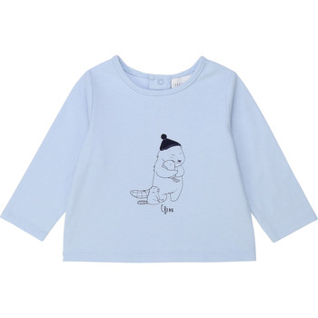 textil Pojkar Långärmade T-shirts Carrément Beau Y95249 Blå