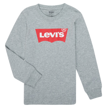 textil Pojkar Långärmade T-shirts Levi's BATWING TEE LS Grå