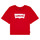 textil Flickor T-shirts Levi's LIGHT BRIGHT CROPPED TEE Röd