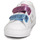 Skor Flickor Sneakers Converse STAR PLAYER 2V GLITTER TEXTILE OX Vit / Blå / Rosa