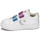 Skor Flickor Sneakers Converse STAR PLAYER 2V GLITTER TEXTILE OX Vit / Blå / Rosa