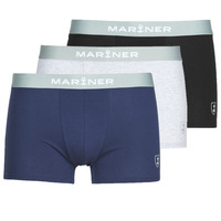 Underkläder Herr Boxershorts Mariner PACK COTON BIO X3 Svart / Marin / Grå