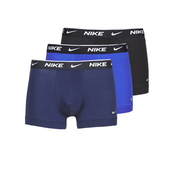 Underkläder Herr Boxershorts Nike EVERYDAY COTTON STRETCH X3 Svart / Marin / Blå