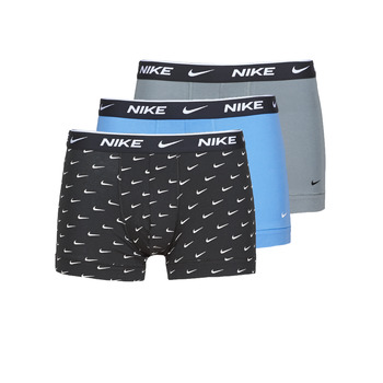 Underkläder Herr Boxershorts Nike EVERYDAY COTTON STRETCH Svart / Grå / Blå
