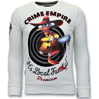 textil Herr Sweatshirts Local Fanatic Lyx Crime Empire W Vit