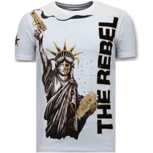textil Herr T-shirts Local Fanatic The Rebel W Vit