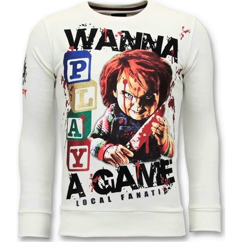 textil Herr Sweatshirts Local Fanatic Chucky Childs Play W Vit