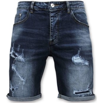 textil Herr Långshorts Enos Short Pants Jeans Short Blå