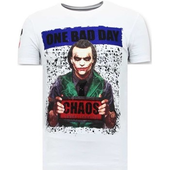 textil Herr T-shirts Local Fanatic Tuff The Joker W Vit