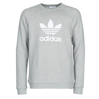 textil Herr Sweatshirts adidas Originals TREFOIL CREW Grå