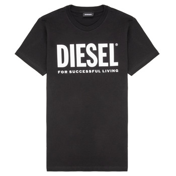 textil Barn T-shirts Diesel TJUSTLOGO Svart