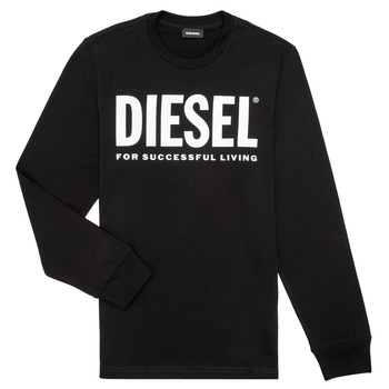 textil Barn Långärmade T-shirts Diesel TJUSTLOGO ML Svart