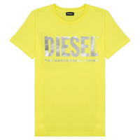 textil Flickor T-shirts Diesel TSILYWX Gul