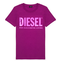 textil Flickor T-shirts Diesel TSILYWX Rosa