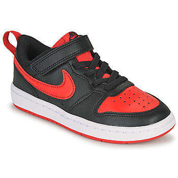 Skor Barn Sneakers Nike COURT BOROUGH LOW 2 PS Svart / Röd