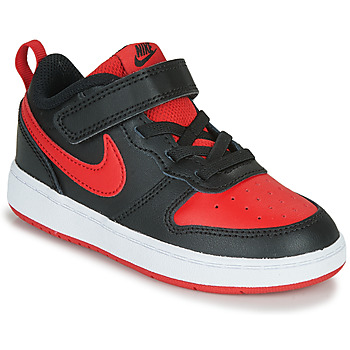 Skor Barn Sneakers Nike COURT BOROUGH LOW 2 TD Svart / Röd
