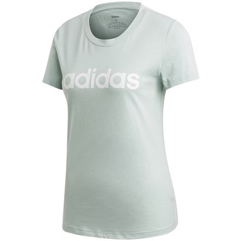 textil Dam T-shirts adidas Originals Essentials Linear Slim Tee Celadon