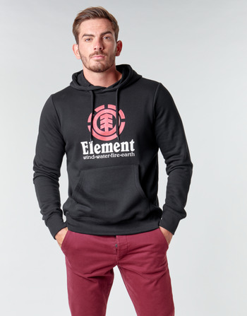 textil Herr Sweatshirts Element VERTICAL HOOD Svart