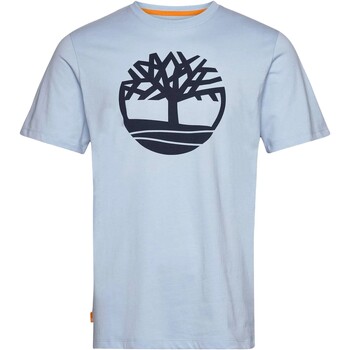 textil Herr T-shirts Timberland 230218 Blå