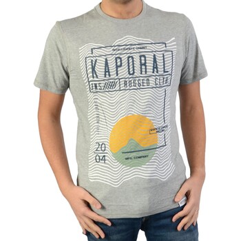 textil Herr T-shirts Kaporal 145019 Grå