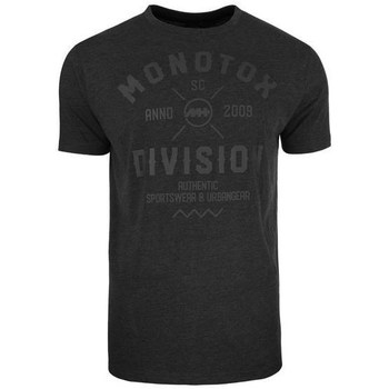 textil Herr T-shirts Monotox Division Svart