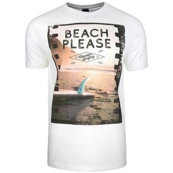textil Herr T-shirts Monotox Beach Orange, Vit